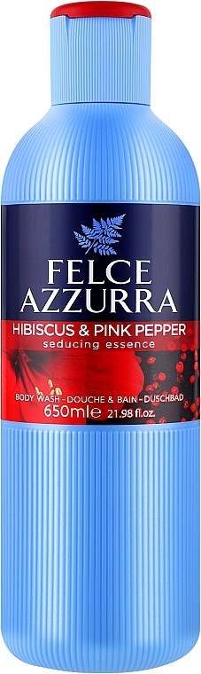 Гель для душу з гібіскусом і рожевим перцем - Felce Azzurra Paglier — фото N1