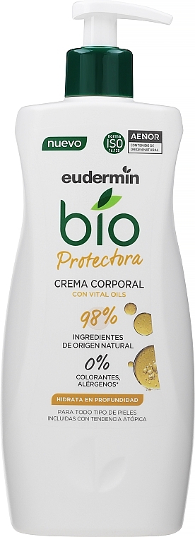 Захисний крем для тіла - Eudermin Bio Crema Corporal Protectora Vital Oils — фото N1