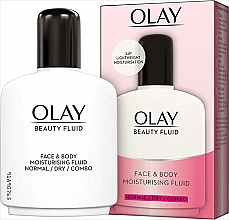 Духи, Парфюмерия, косметика Дневной флюид для лица и тела - Olay Essential Beauty Fluid Moisturiser Regular