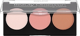 Духи, Парфюмерия, косметика Контуринг-палетка - Quiz Cosmetics Beauty Obsession Palette Contouring