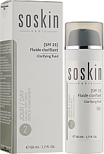 Осветляющий флюид для лица SPF 25 - Soskin Clarifying Fluid SPF 25 — фото N2
