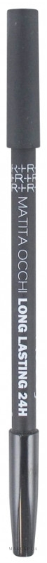 Карандаш для глаз с аппликатором - Rougj+ Capsule Collection Pencil Long Lasting 24H — фото Black