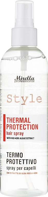 Спрей-термозахист з екстрактом червоних водоростей норі для волосся - Mirella Style Termo Protettivo Spray