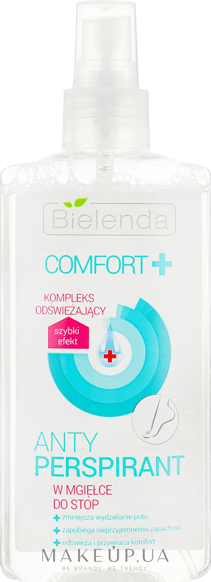 Антиперспирант-спрей для ног - Bielenda Comfort Foot Antiperspirant Spray Mist — фото 150ml