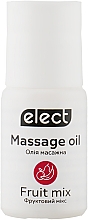 Парфумерія, косметика Масажна олія "Фруктовий мікс" - Elect Massage Oil Fruit Mix (міні)