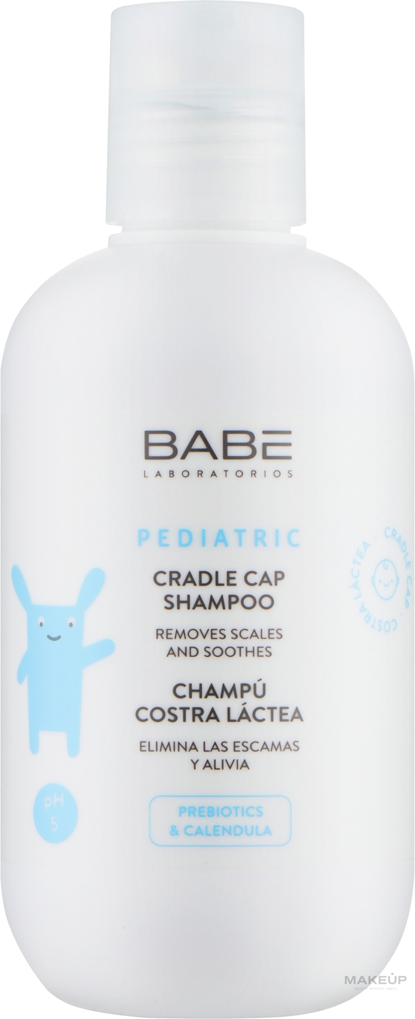 Дитячий шампунь проти себорейних кірочок - Babe Laboratorios Cradle Cap Shampoo — фото 200ml