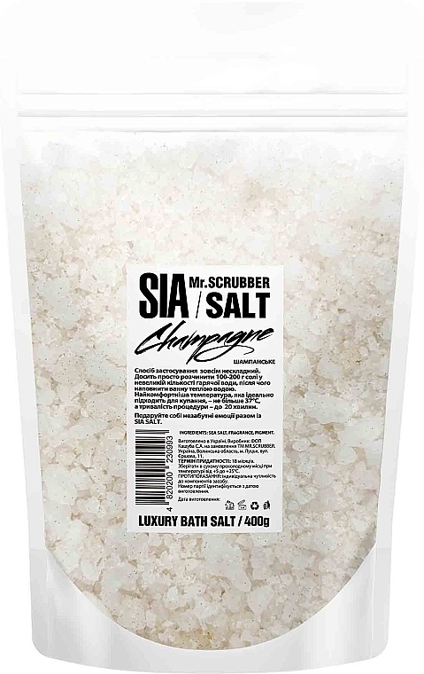Соль для ванны - Mr.Scrubber Sia Champagne 