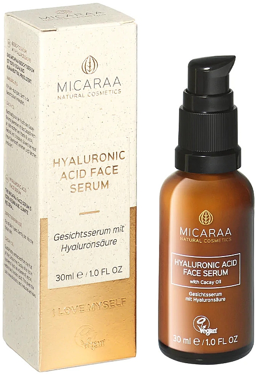 Сыворотка для лица с гиалуроновой кислотой - Micaraa Hyaluronic Acid Face Serum — фото N2