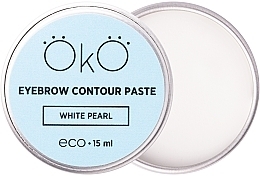 Паста для бровей - OkO Lash & Brow Eyebrow Contour Paste White Pearl — фото N2