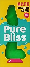 Мыло пикантной формы с присоской, зеленое - Pure Bliss Big Green — фото N2