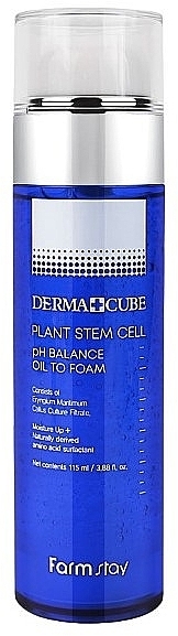 Гидрофильное масло-пенка - Farm Stay Dermacube Plant Stem Cell Ph Balance Oil To Foam — фото N1