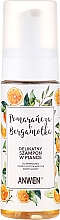 Парфумерія, косметика Шампунь-піна з апельсином і бергамотом для нормальної і жирної шкіри голови - Anwen Orange and Bergamot Shampoo