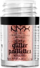 Глиттер для лица и тела - NYX Professional Makeup Metallic Glitter — фото N2