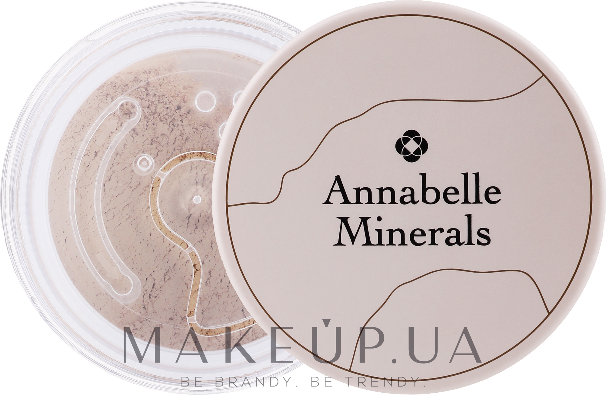 Матирующая пудра для лица - Annabelle Minerals Powder — фото Golden Cream