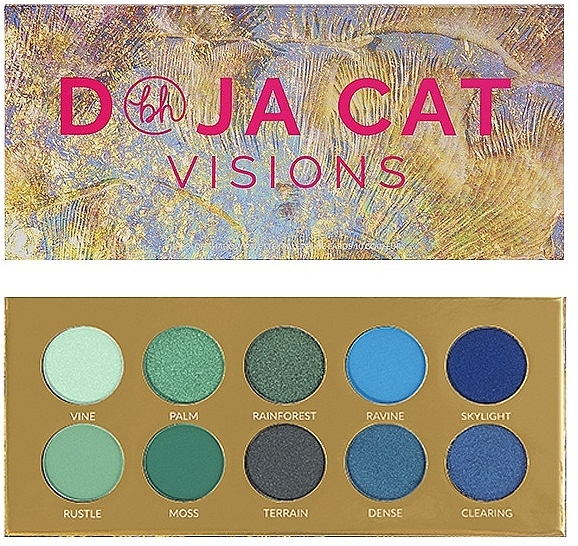 Палетка теней для век - BH Cosmetics X Doja Cat Visions Eyeshadow Palette