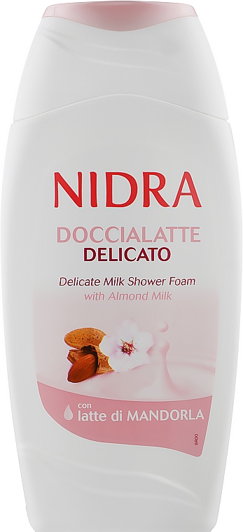 Піна-молочко для душу з мигдальним молоком - Nidra Delicate Milk Shower Foam With Almond — фото N1