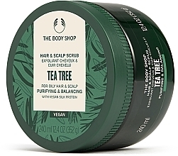 Парфумерія, косметика Скраб для волосся і шкіри голови "Чайне дерево" - The Body Shop Tea Tree Purifying & Balancing Hair & Scalp Scrub