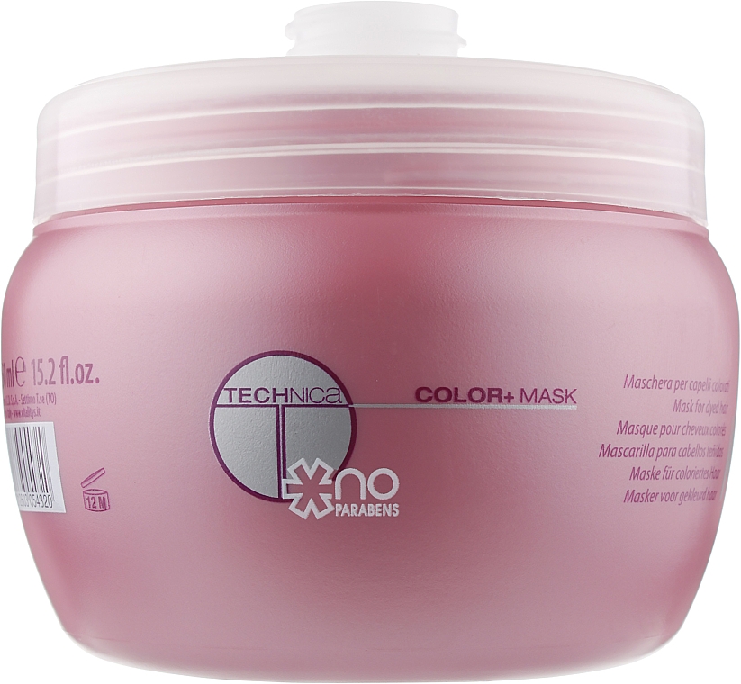 Маска для догляду за фарбованим волоссям - vitality's Technica Color+ Mask — фото N3