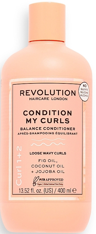 Кондиціонер для волосся - Revolution Hair Hydrate My Curls Balance Conditioner — фото N1