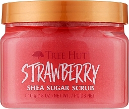 Парфумерія, косметика Скраб для тіла "Полуниця" - Tree Hut Strawberry Sugar Scrub