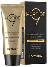 Духи, Парфюмерия, косметика BB-крем с пептидами - FarmStay Peptide 9 Covering Essence BB-Cream SPF 50+/PA++++