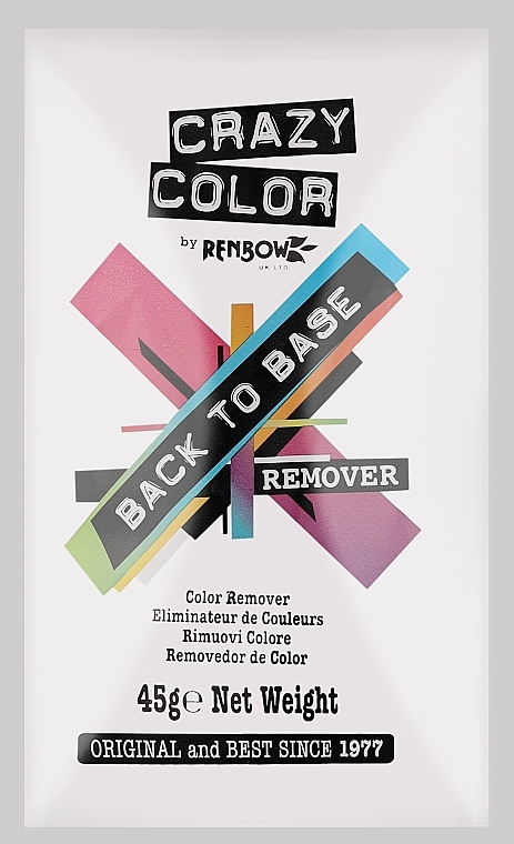 Змивка фарби для повернення до базового кольору - Crazy Color Back To Base Color Remover — фото N1