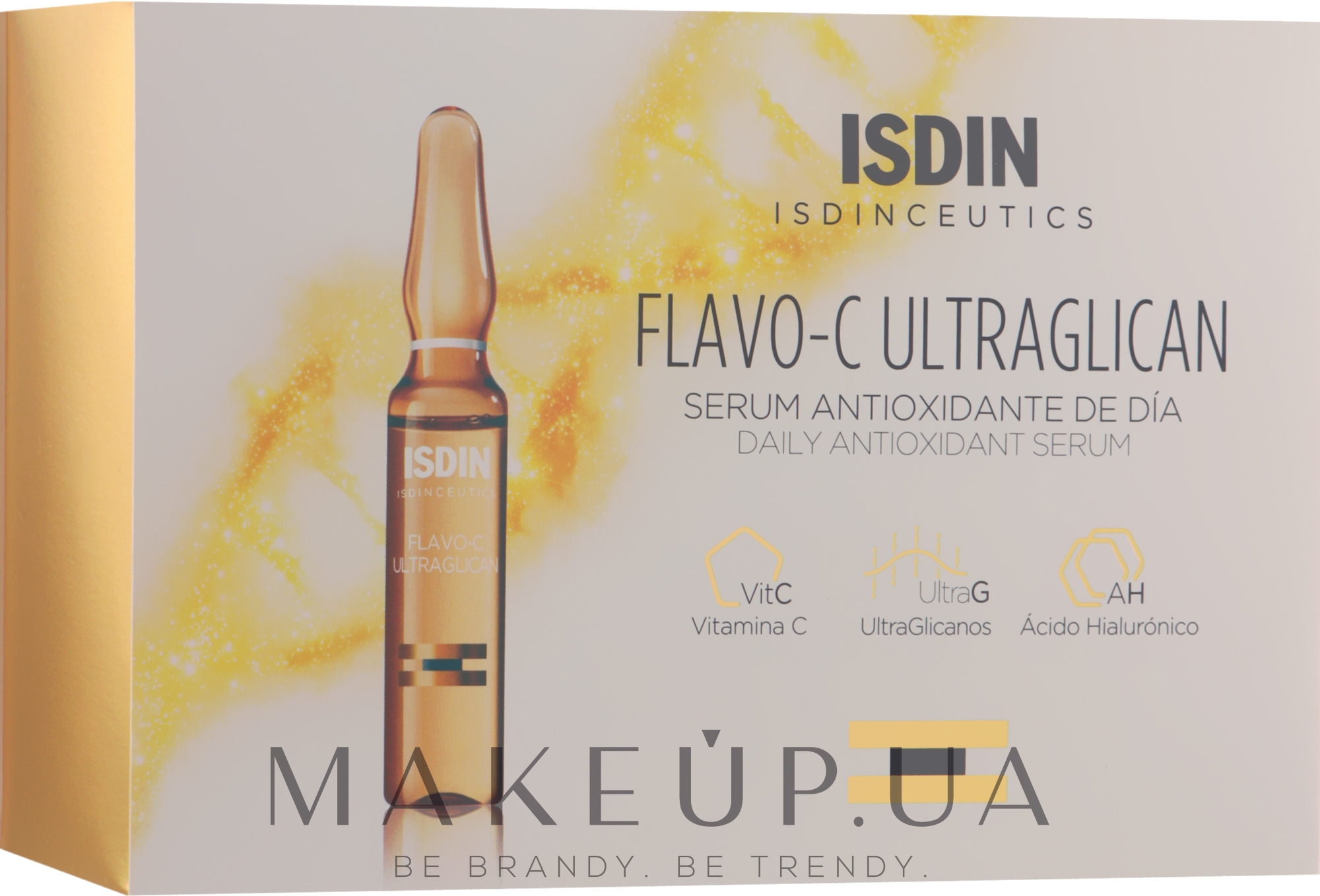 Сыворотка для лица дневная - Isdin Isdinceutics Flavo C Ultraglican Serum Antioxidante De Dia — фото 30шт