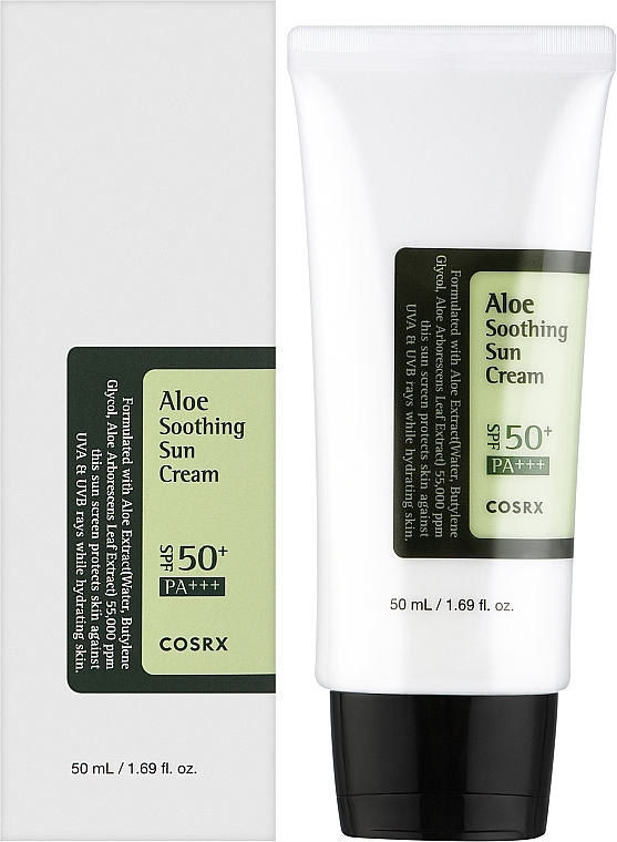 Сонцезахисний крем з алое - COSRX Aloe Soothing Sun Cream SPF50+ PA+++ — фото N2