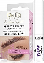 Набор - Delia Eyebrow Expert (eyelash/cond/3ml + eyebrow/soap/10ml) — фото N1