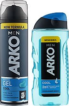 Парфумерія, косметика РОЗПРОДАЖ! Набір - Arko Men Cool (shaving/gel/200ml + sh/gel/260ml) *