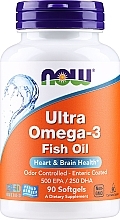 Желатинові капсули "Ультра Омега-3" - Now Foods Ultra Omega-3 3500 EPA/250 DHA — фото N1