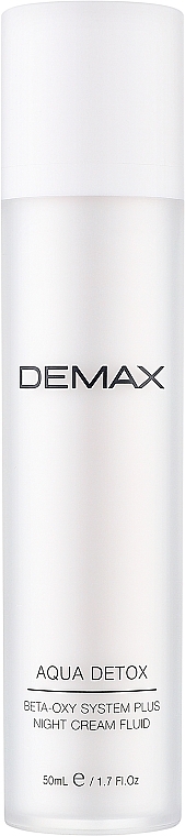 Детокс нічний аква флюїд - Demax Aqua Detox Night Fluid — фото N1