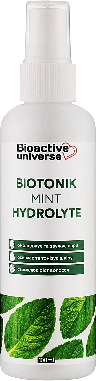 Тоник-гидролат "Мята" - Bioactive Universe Biotonik Hydrolyte — фото N2