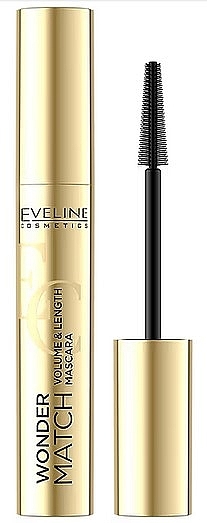 Тушь для ресниц - Eveline Cosmetics Wonder Match Volume Mascara — фото N1