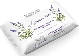 Влажные салфетки "Lavender & Tea Tree Oil" - Australian Bodycare Wet Wipes — фото N1
