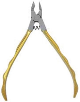 Кусачки для кутикулы - Accuram Instruments Cuticle Nipper Italian Design Gold Plated Ergonomic Handle 10cm — фото N1