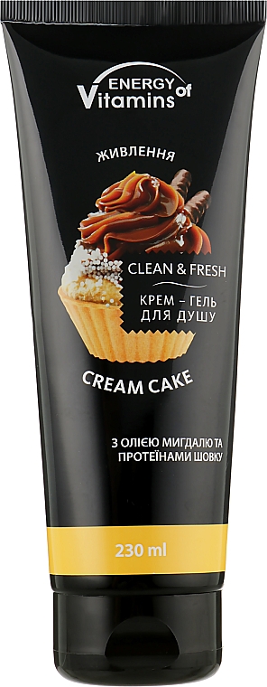 Крем-гель для душа - Energy of Vitamins Cream Shower Gel Cream Cake