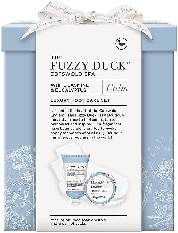 Набір - Baylis & Harding The Fuzzy Duck Cotswold Spa Foot Care Set (foot/lot/50ml + foot/cryst/50g + soaks/2pcs) — фото N1