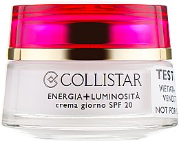 Парфумерія, косметика Крем від перших зморщок денний - Collistar Energy+Brightness Day Cream SPF20 (тестер)