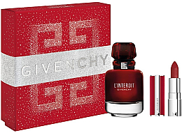 Духи, Парфюмерия, косметика Givenchy L'Interdit Rouge - Набор (edp/50ml + lipstick/1,5g)