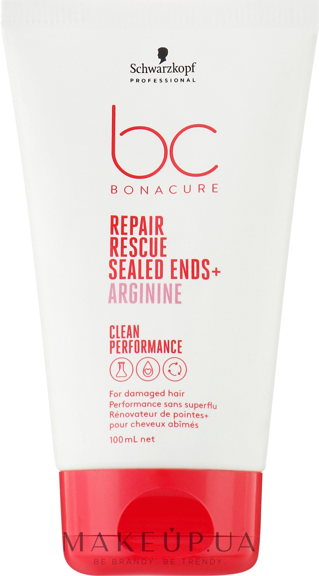 Сыворотка для кончиков волос - Schwarzkopf Professional Bonacure Repair Rescue Sealed Ends+ Arginine — фото 100ml