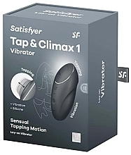 Духи, Парфюмерия, косметика Клиторальный стимулятор, серый - Satisfyer Tap & Climax 1 Grey