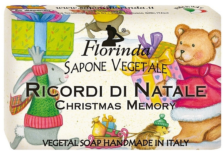 Рослинне мило - Florinda Special Christmas Christmas Memory Vegetal Soap Bar — фото N1