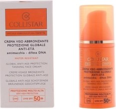 Парфумерія, косметика Крем проти пігментних плям - Collistar Global Anti-Age Protection Tanning Face Cream SPF 50+