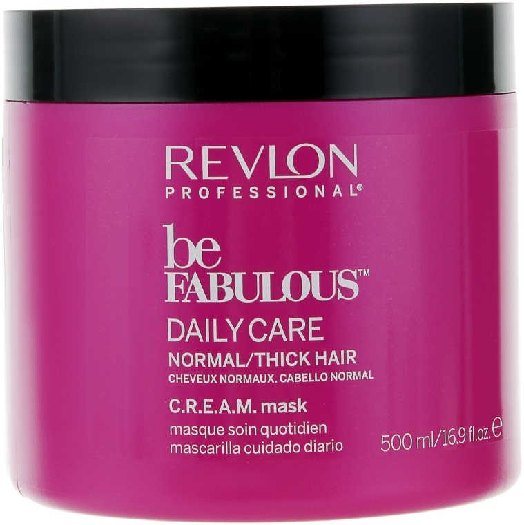 Маска для нормального та густого волосся - Revlon Professional Be Fabulous C.R.E.A.M. Mask — фото N1