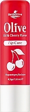 Бальзам для губ з вишнею - Madis HerbOlive Lip Care — фото N1