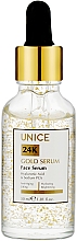 Золота сироватка для обличчя - Unice 24K Gold Serum — фото N1