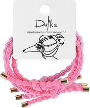 Набір різнобарвних гумок для волосся UH717702, 4 шт - Dulka — фото N1