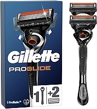 Бритва с 2 сменными кассетами - Gillette Fusion Proglide Flex Ball — фото N1