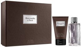 Духи, Парфюмерия, косметика Abercrombie & Fitch First Instinct - Набор (edt 50ml + sh/gel 100ml)